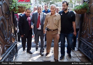 ورود حمید جاسمیان و همایون بهزادی از پیشکسوتان پرسپولیس 