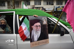 مراسم راهپیمایی خودرویی و موتوری یوم الله 22 بهمن گرگان