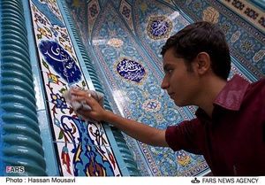 غبارروبی مساجد در استقبال از ماه مهمانی خدا