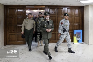  سرلشکر سید عبدالرحیم موسوی فرمانده کل ارتش در مراسم آغاز سال تحصیلی دافوس
