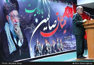 سخنرانی سردار حسین سلامی در همایش میثاق صالحین در بیرجند