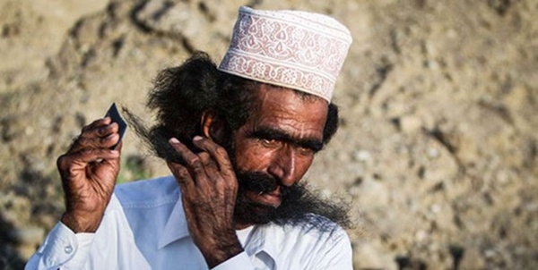 مرد سیبیلوی بلوچستان