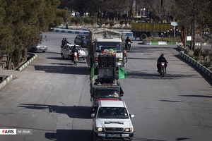 پیکر مطهر شهیدان گمنام دوران دفاع مقدس هم‌زمان با اولین سالروز شهادت سردار حاج «قاسم سلیمانی» در استان سمنان تشییع می‌شود