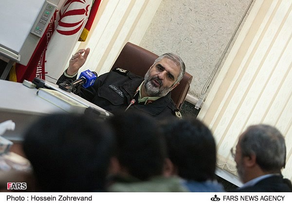 نشست خبری سردار سیدحمید صدرالسادات، رئیس سازمان وظیفه عمومی ناجا