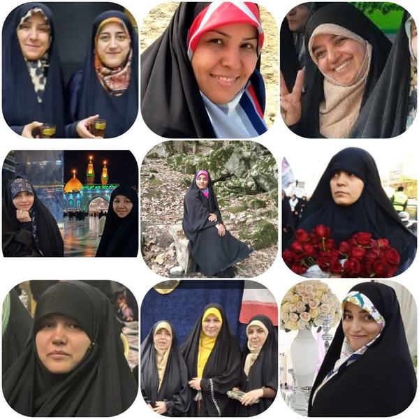 بانوان شهید حوزه۱۰۴ رضوان که مظلومانه به شهادت رسیدند