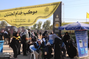 همراه با زوار و خادمان حسینی از نجف تا کربلا