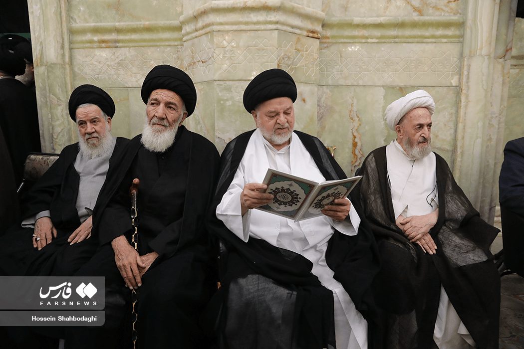 مراسم چهلمین روز ترحیم آیت الله شبیری زنجانی(ره)