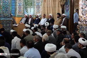 آیین عمامه گذاری طلاب حوزه های علمیه استان اردبیل
