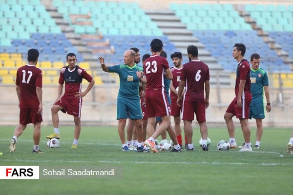 گزارش تصویری از تمرین امروز پرسپولیسی‌ها زیر نظر کالدرون