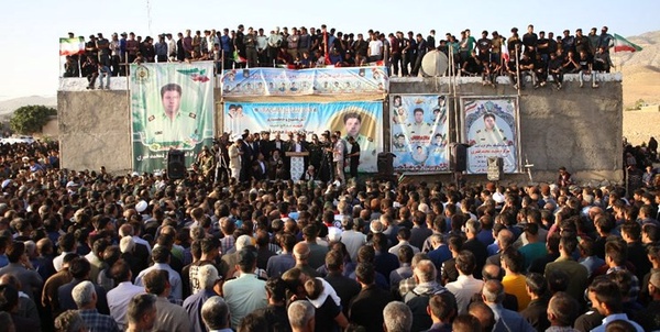 تشییع و خاکسپاری شهید «محمد قنبری » در صیدون خوزستان