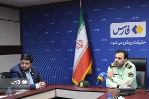 دیدار سردار سعید منتظرالمهدی معاون فرهنگی اجتماعی و سخنگوی فرماندهی کل انتظامی کشور با مدیران خبرگزاری فارس