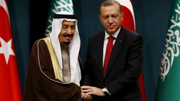 اردوغان و شاه سعودی
