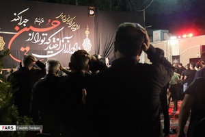 مراسم عزاداری حسینی در مجموعه فرهنگی ۱۵ خرداد
