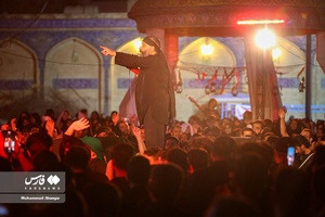 عزاداری شام غریبان در هیات مکتب الزهرا اهواز 