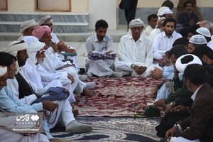 آئین تشییع پیکر شهید عارف هوتی در «زَرآباد»