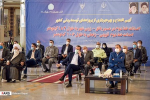 آیین افتتاح و بهره برداری از خط دوم راه آهن زنجان - قزوین با حضور مدیرکل راه آهن جمهوری اسلامی ایران و مسئولان استانی