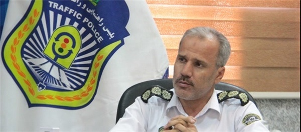 ابوالفضل امیدی رئیس پلیس راهنمایی و رانندگی استان مرکزی
