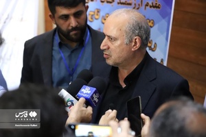 مهدی تاج در مجمع انتخابات هیات فوتبال مازندران و کلنگ زنی ساختمان هیات