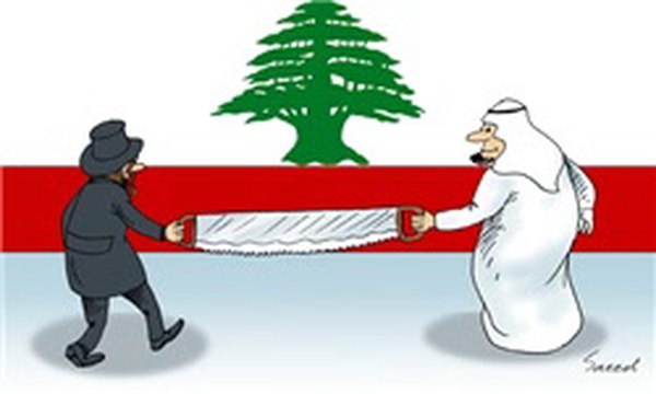 رویای آل سعود و اسرائیل برای لبنان!/ کارتون: سعید صادقی