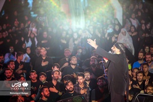 عزاداری شام غریبان در هیات مکتب الزهرا اهواز 