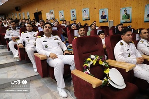 تجلیل از پرسنل و خانواده مازندرانی ناو گروه ۸۶ نیروی دریایی ارتش در نوشهر 