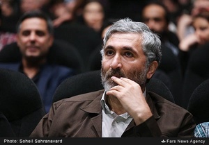 محمد احسانی مدیر سابق شبکه یک سیما در اکران خصوصی فیلم سینمایی«هیهات» 