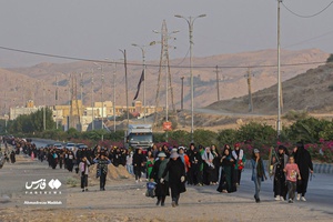 راهپیمایی جاماندگان اربعین در «گچساران»