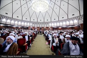 اجلاسیه اساتید سطوح عالی حوزه در حمایت از مردم مظلوم یمن 