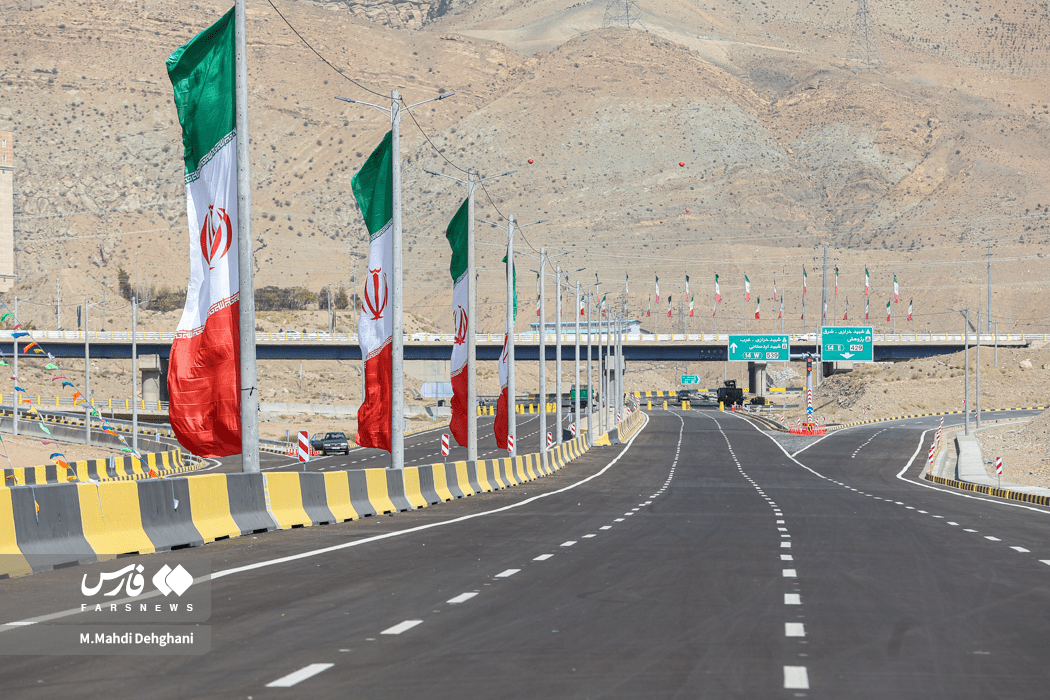 افتتاح بزرگراه شهید موسوی در غرب تهران