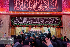 درب ورودی به ضریح امام حسین (ع)