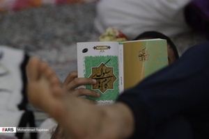 مراسم معنوی اعتکاف در حرم مطهر رضوی