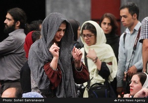 لادن مستوفی در اکران خصوصی فیلم سینمایی«هیهات»