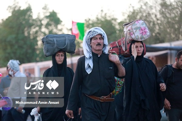 بازگشت زائران اربعین از مرز شلمچه