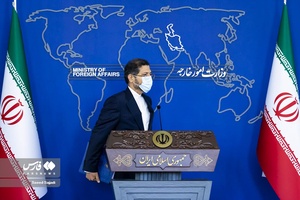 ورود سعید خطیب‌زاده سخنگوی وزارت امور خارجه به محل برگزاری نشست خبری