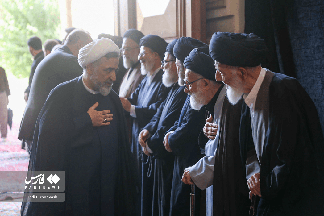 مراسم ختم آیت‌الله «شبیری زنجانی»