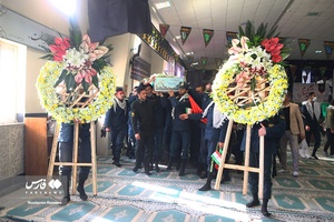 آیین خاکسپاری شهید گمنام در آموزشگاه شهید چمران