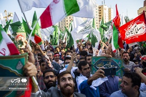 جشن میلاد پیامبر (ص) در میدان ولیعصر(عج)