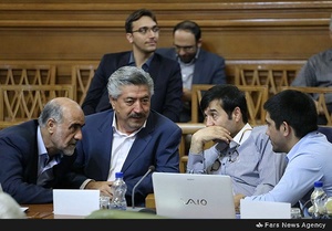 از راست به چپ: علیرضا دبیر، احمد دنیامالی، غلامرضا انصاری و اسماعیل دوستی
