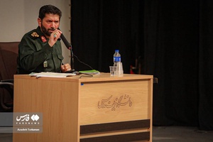 سخنرانی سردار حسن حسن زاده فرمانده سپاه محمد رسول الله تهران در همایش علمی «محله اسلامی»