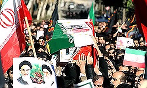 تشییع پیکر شهید مجید شهریاری استاد دانشگاه