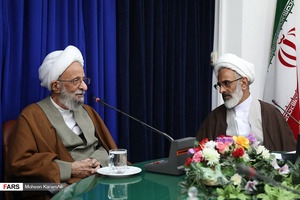 گزارش تصویری: دیدار نماینده ولی فقیه در سپاه با مراجع تقلید