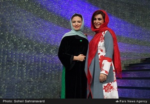 ماه‌چهره خلیلی و گلاره عباسی در اکران خصوصی فیلم سینمایی«هیهات»