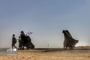 زائران پیاده امام رضا (ع) 