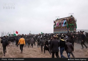 آیین نخل گردانی در مزینان سبزوار
