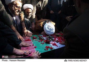 مراسم تشییع شهید گمنام در دانشگاه  علوم پزشکی ارتش