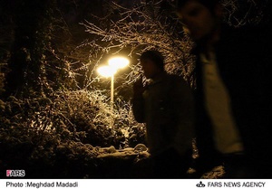 شب سرد زمستانی تهران