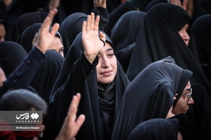 مردم آباده به استقبال عزای سیدالشهدا رفتند