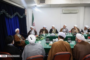 گزارش تصویری: دیدار نماینده ولی فقیه در سپاه با مراجع تقلید