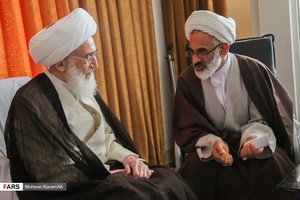 گزارش تصویری: دیدار نماینده ولی فقیه در سپاه با مراجع تقلید