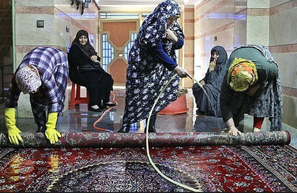 شستن فرش